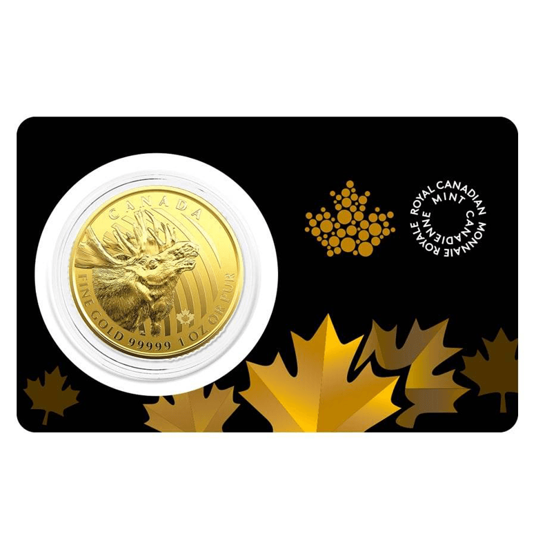 2019 Queen Elizabeth II 1 oz Canadian Gold Moose 