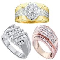 Mens Diamond Fashion Ring Collection Image