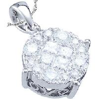 Fashion White Diamond Collection Pendants Image