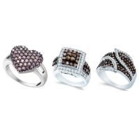 Brown Diamond Collection Rings Image