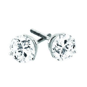 1.50CTW RD DIAMOND EARRINGS (FINE) Image