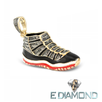 1 Carat Air Jordon XXXIV D Diamond Sneaker Pendant Image