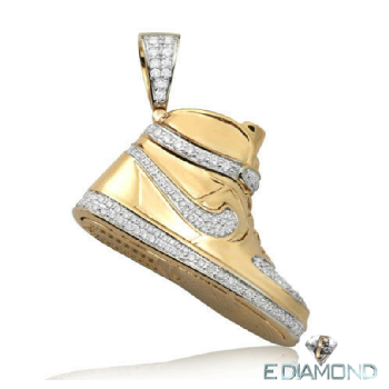 1.50CT Diamond Air force One Nike Sneaker Pendant Image