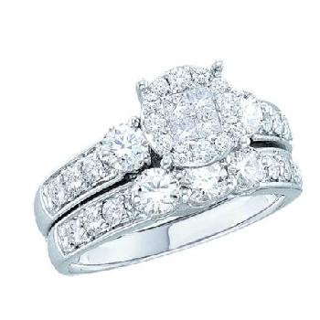 1.50CT DIAMOND SOLIEL BRIDAL SET Image