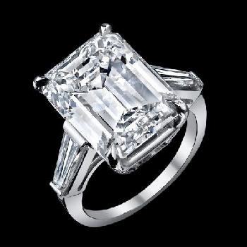 8.48 CT, Emerald Cut Diamond, H, VS2 Certified GIA Image