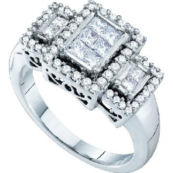 0.73CT DIAMOND LADIES INVISIBLE RING Image