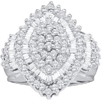 2.00CT DIAMOND LADIES CLUSTER RING Image