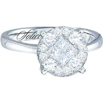 1.00CT DIAMOND SOLIEL BRIDAL RING Image