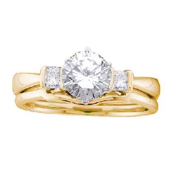 1.25CT DIAMOND LADIES BRIDAL RING WITH 1.04CT CENT Image