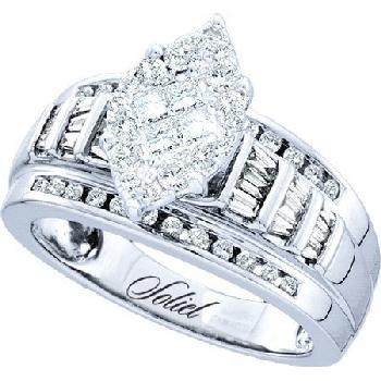 0.82CT DIAMOND SOLIEL BRIDAL RING Image