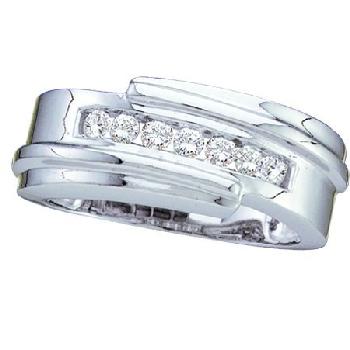 0.33CT ROUND DIAMOND MEN'S BAND Image