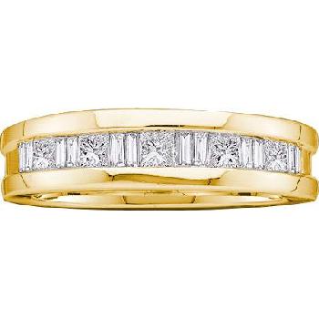 1.00CT DIAMOND MENS INVISIBLE BAND Image