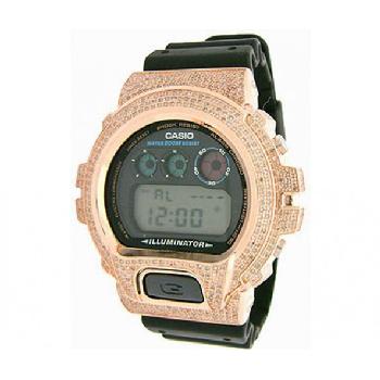 5.25CTS Joe Rodeo G Shock Rose Gold Watch Image