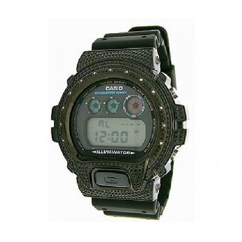 0.13CTS Joe Rodeo G Shock Black Diamond Face Watch Image