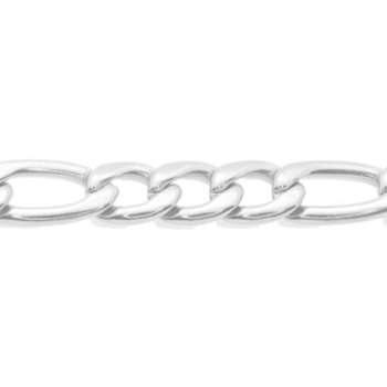 10K White Gold Figaro Chain Image