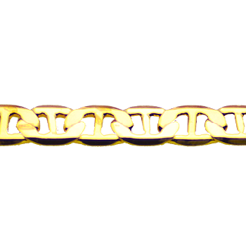 18K Yellow Gold Mariner Link Chain Image