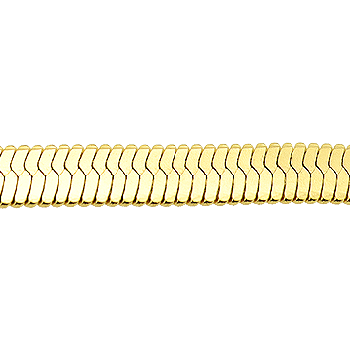 18K Yellow Gold Herringbone Chain Image