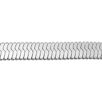 10K White Gold Herringbone Chain Image