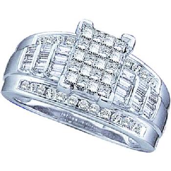 0.50CT DIAMOND LADIES INVISIBLE RING Image