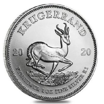 2020 South Africa 1 oz Silver Krugerrand Image