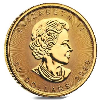 2020 1 oz .9999 Canada Gold Maple Leaf $50 Coin Image