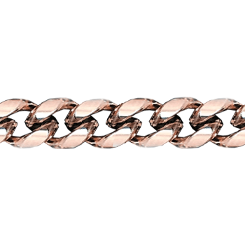 14K Rose Gold Cuban Link Chain Image