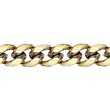 18K Yellow Gold Cuban Link Chain Image