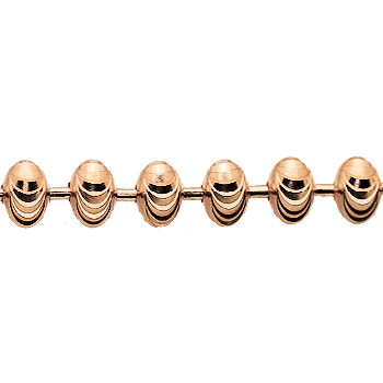 10K Rose Gold Moon Chain Image