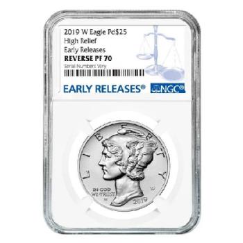 2019 1 oz Reverse Proof Palladium American Eagle Image