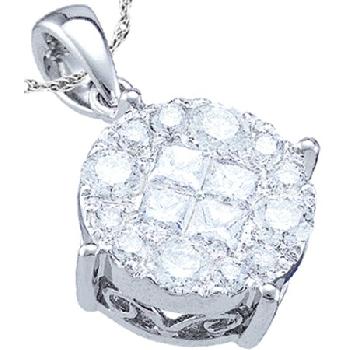 0.25CT, PRINCESS CUT, DIAMOND PENDANT Image