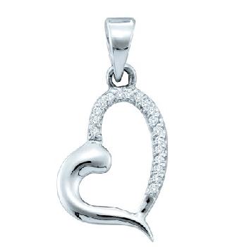 0.05CT-DIAMOND HEART PENDANT Image