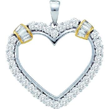 1.00CT DIAMOND HEART PENDANT Image