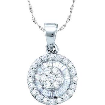 0.59CT DIAMOND FLOWER PENDANT Image