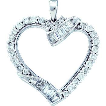 1.0CT DIAMOND HEART PENDANT Image