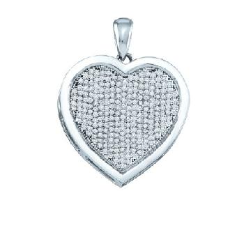 0.75CT DIAMOND HEART PENDANT Image