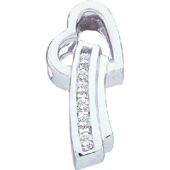 0.08CT DIAMOND HEART LADIES PENDANT Image