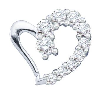 0.18CT DIAMOND HEART PENDANT Image