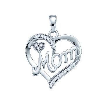 0.13CT DIAMOND MOM PENDANT Image