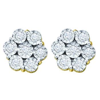 1.00CT DIAMOND LADIES FANOOK EARRINGS Image