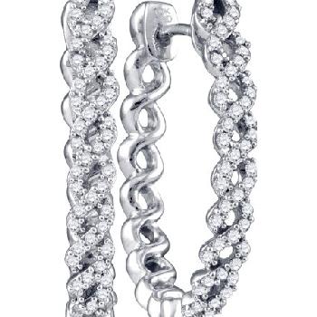 0.53CT DIAMOND FASHION HOOPS Image