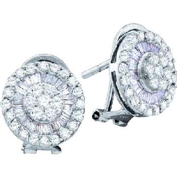 1.10CT DIAMOND FLOWER EARRING Image