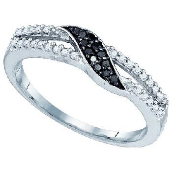 0.19 CT, BLACK DIAMOND FASHION RING Image