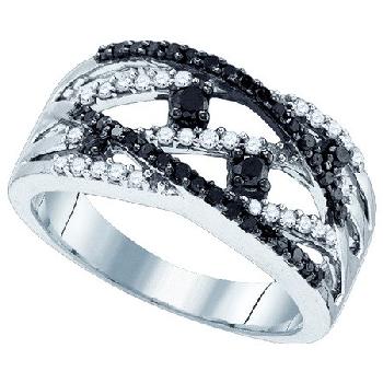 0.53 CT, BLACK DIAMOND FASHION RING Image