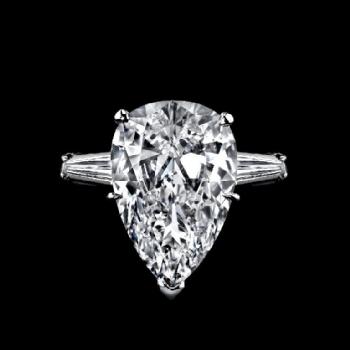 6.11 Carat, E, IF, Pear Cut Diamond, GIA Image