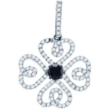 0.60 CT, DIAMOND 4 LEAF CLOVER PENDANT Image