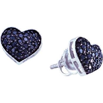 0.44CT DIAMOND HEART EARRINGS Image