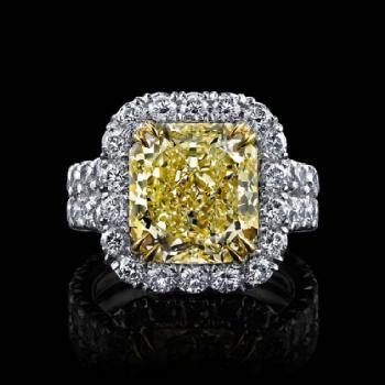 7.02 CT, GIA, Natural Fancy Yellow, Radiant Cut Image