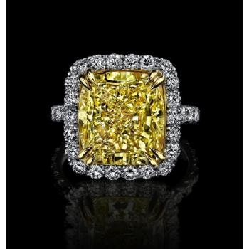 Super Deal,10.03 CT, Fany light yellow, SI1, GIA Image