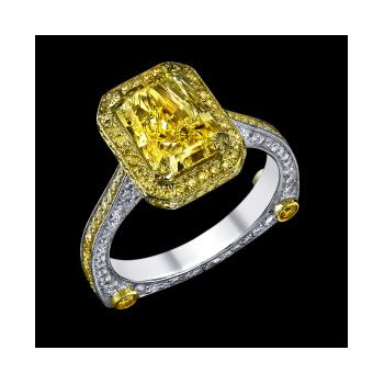 3.03 Carat Natural Fancy Yellow diamond Image