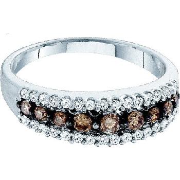 0.50 CT, COGNAC, BROWN, DIAMOND RING Image